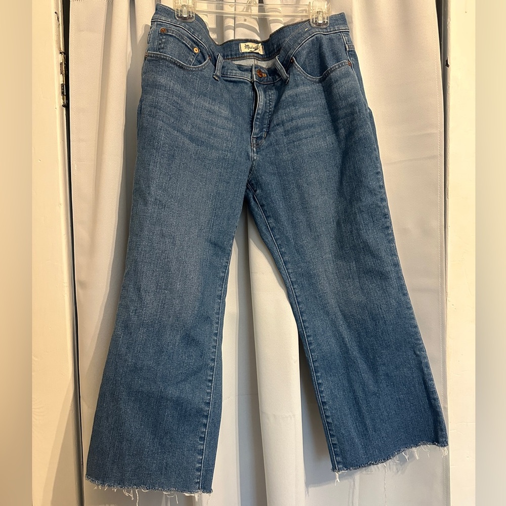 Madewell Mid-rise kick out jeans 32p